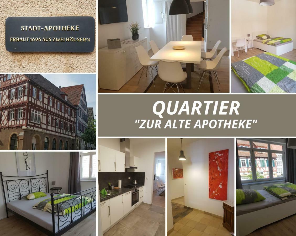 Quartier "Zur Alten Apotheke" Brackenheim Exterior photo